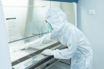 Cleaning techniques for particle sizing and milling equipment