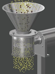 deagglomeration using a comil