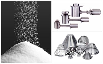 powder and milling screens